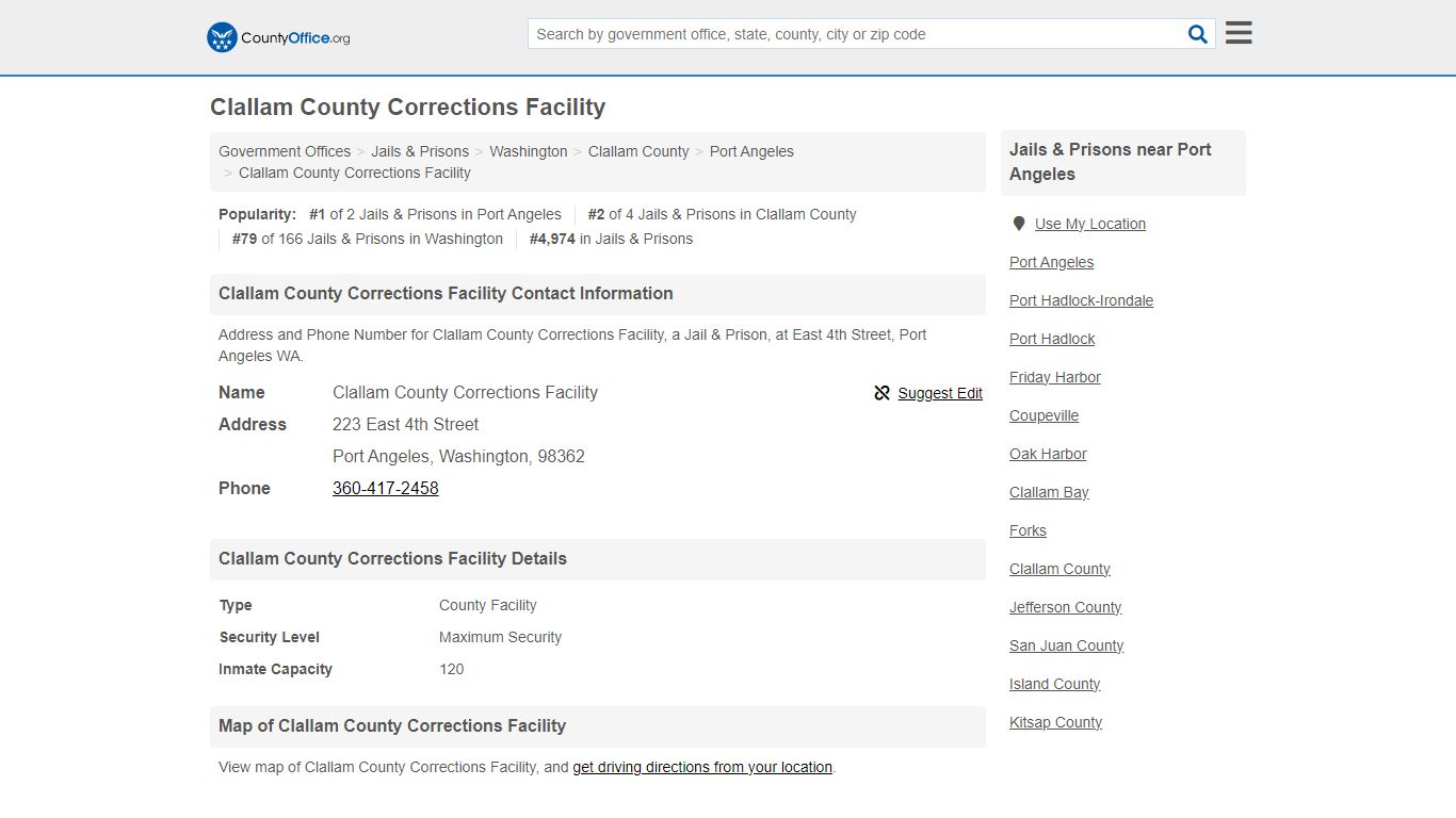 Clallam County Corrections Facility