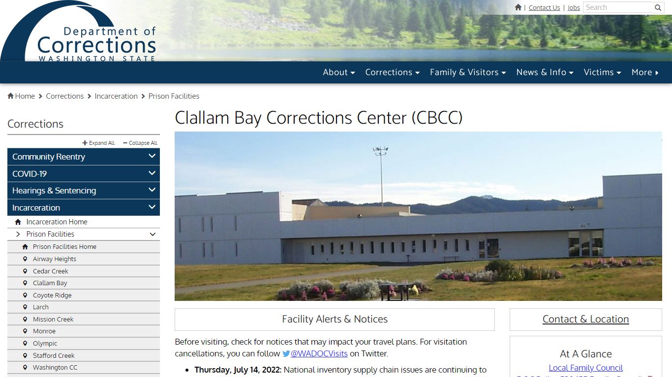 Clallam Bay Corrections Center (CBCC)